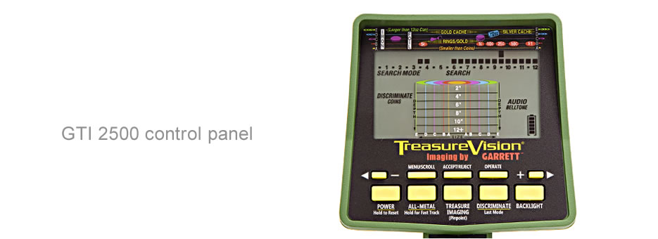 Garrett treasure vision metal detector